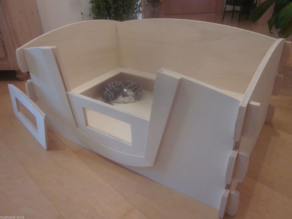 Wurfkiste Stecksystem Holz Welpenbox 100x70 Welpe Wurfbox Schlafplatz