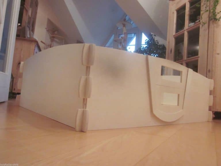 Welpenkiste Wurfbox Schlafbox Siebdruck Massivholz Für Hunde & Katzen